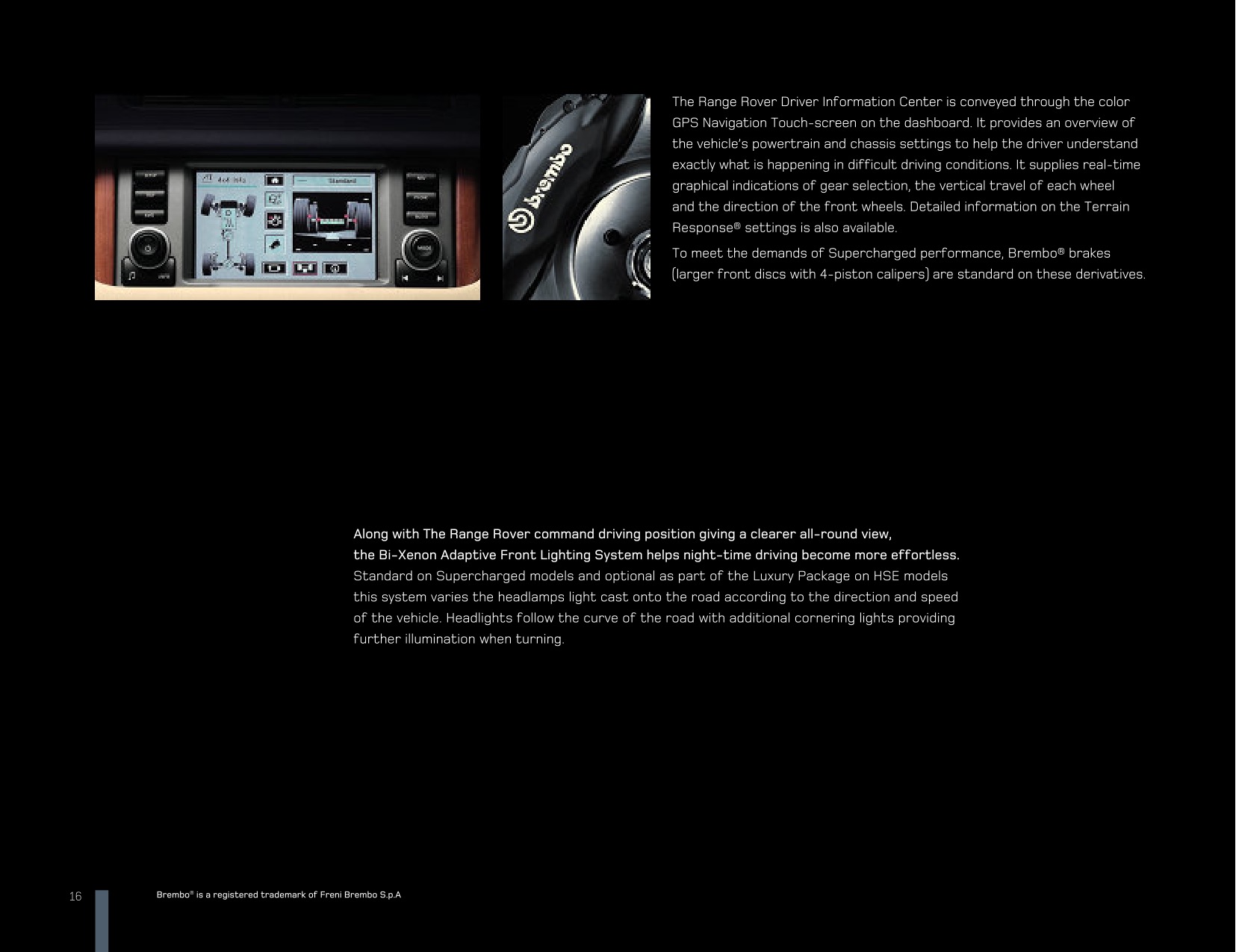 2009 Range Rover Brochure Page 41